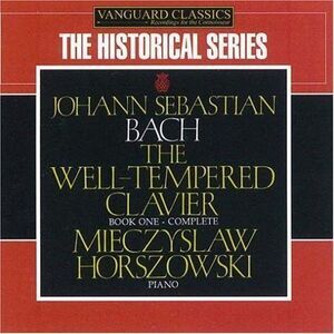 Mieczyslaw Horszowski - Well Tempered Clavier  CD